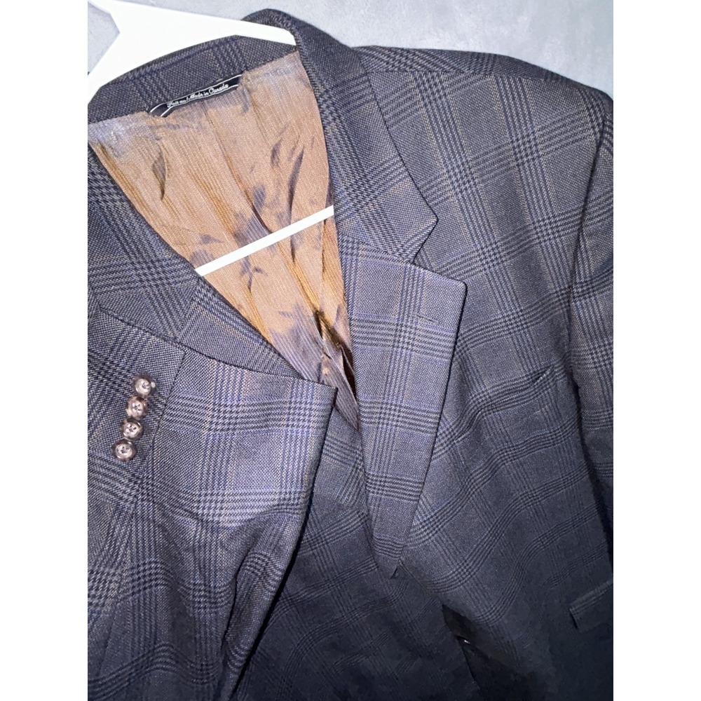 Jack Victor Exclusive Collection Blazer Men 48R Windowpane canada union made